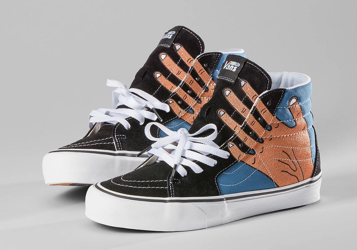 Imran Potato traduit son goût subversif en une collaboration de six pièces avec Vault By Vans. Imran Potato traduit son goût subversif en une collaboration de six pièces avec Vault By Vans.