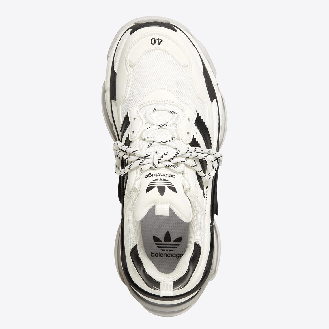 L'ensemble de la collection Balenciaga x adidas est disponible dès maintenant. L'ensemble de la collection Balenciaga x adidas est disponible dès maintenant.