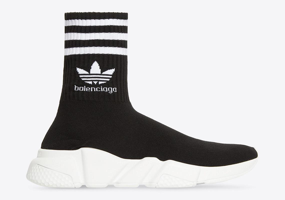 L'ensemble de la collection Balenciaga x adidas est disponible dès maintenant. L'ensemble de la collection Balenciaga x adidas est disponible dès maintenant.