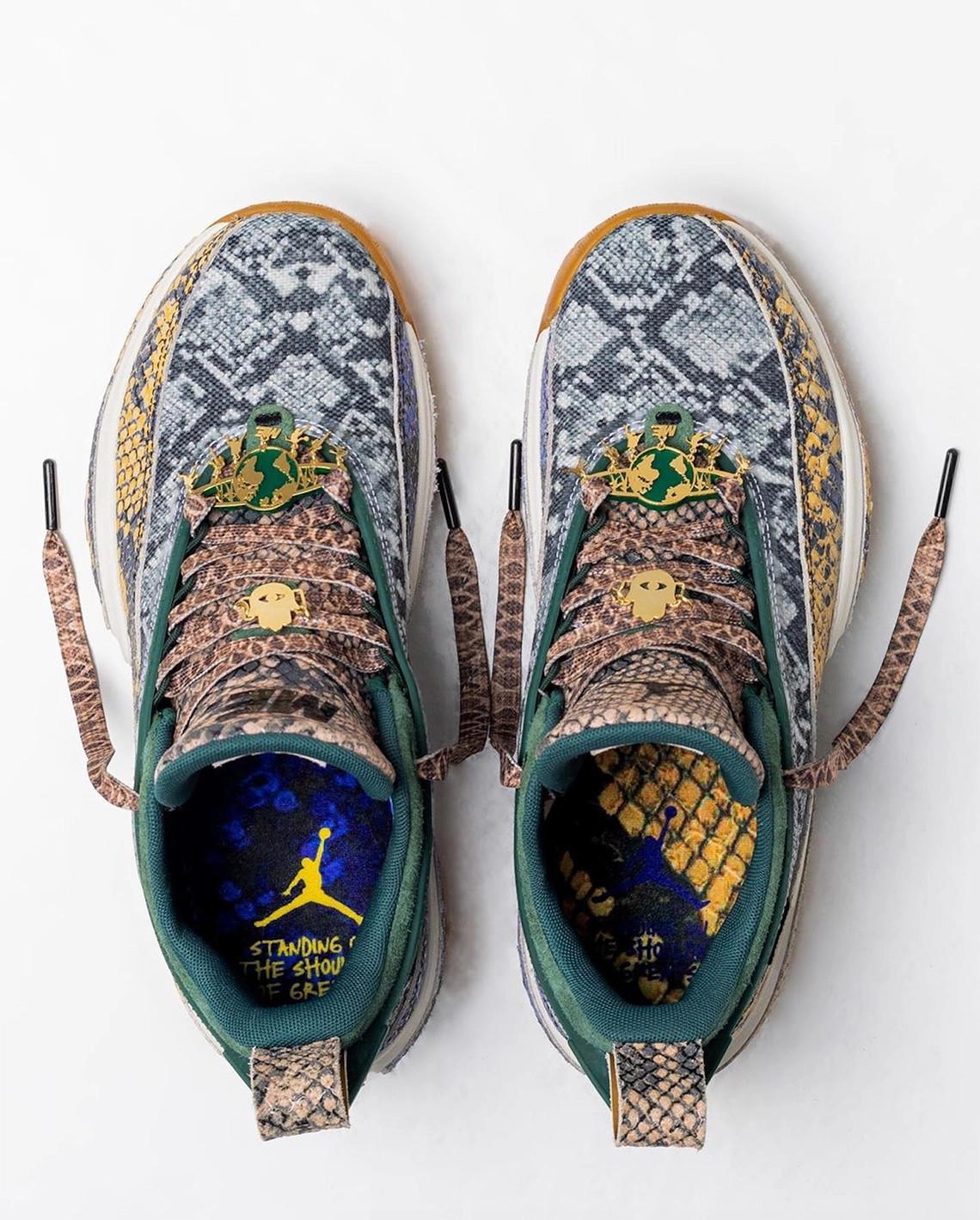 Melody Ehsani a conçu l'Air Jordan 36 Low PE de Jayson Tatum pour les finales de la NBA. Melody Ehsani a conçu l'Air Jordan 36 Low PE de Jayson Tatum pour les finales de la NBA.