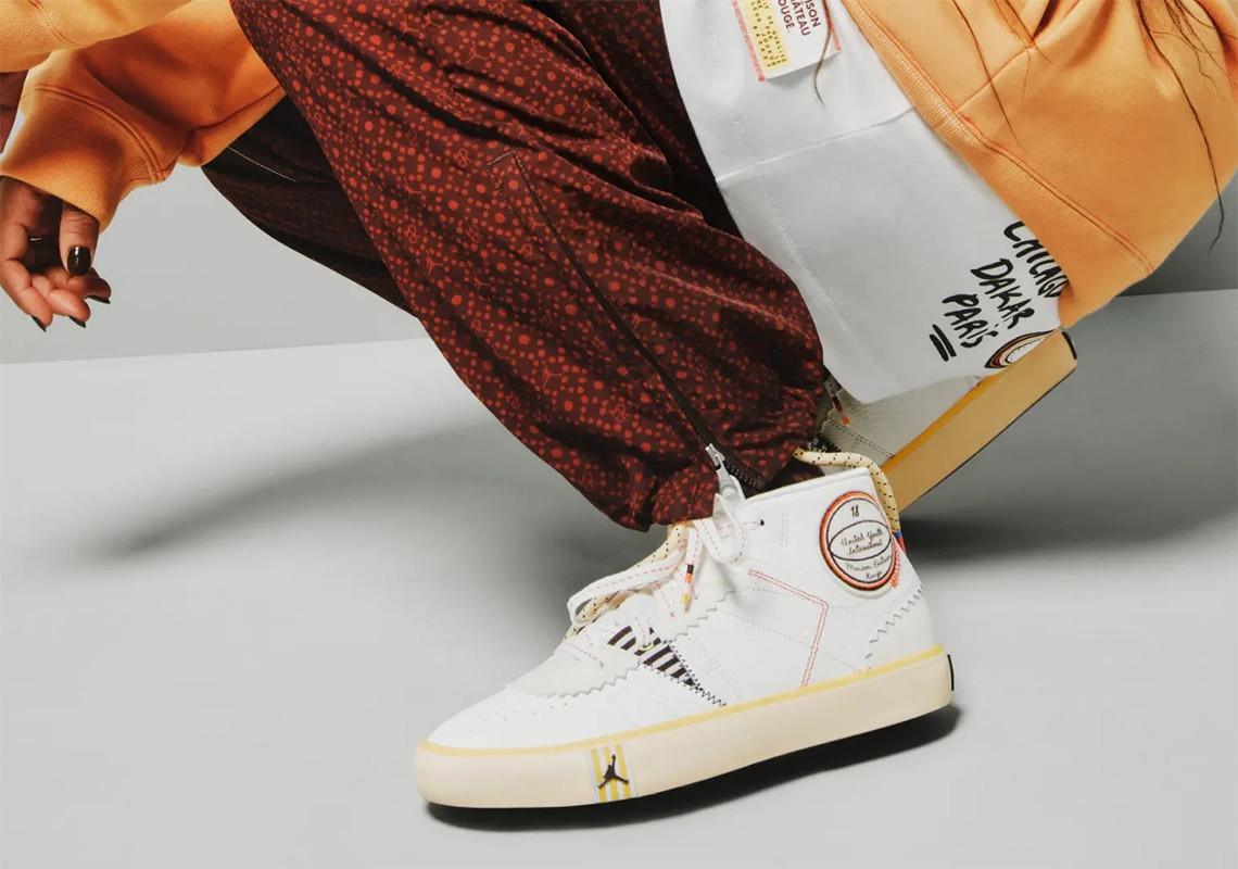 Maison Château Rouge associe son AJ2 à deux versions de la Jordan Series Mid