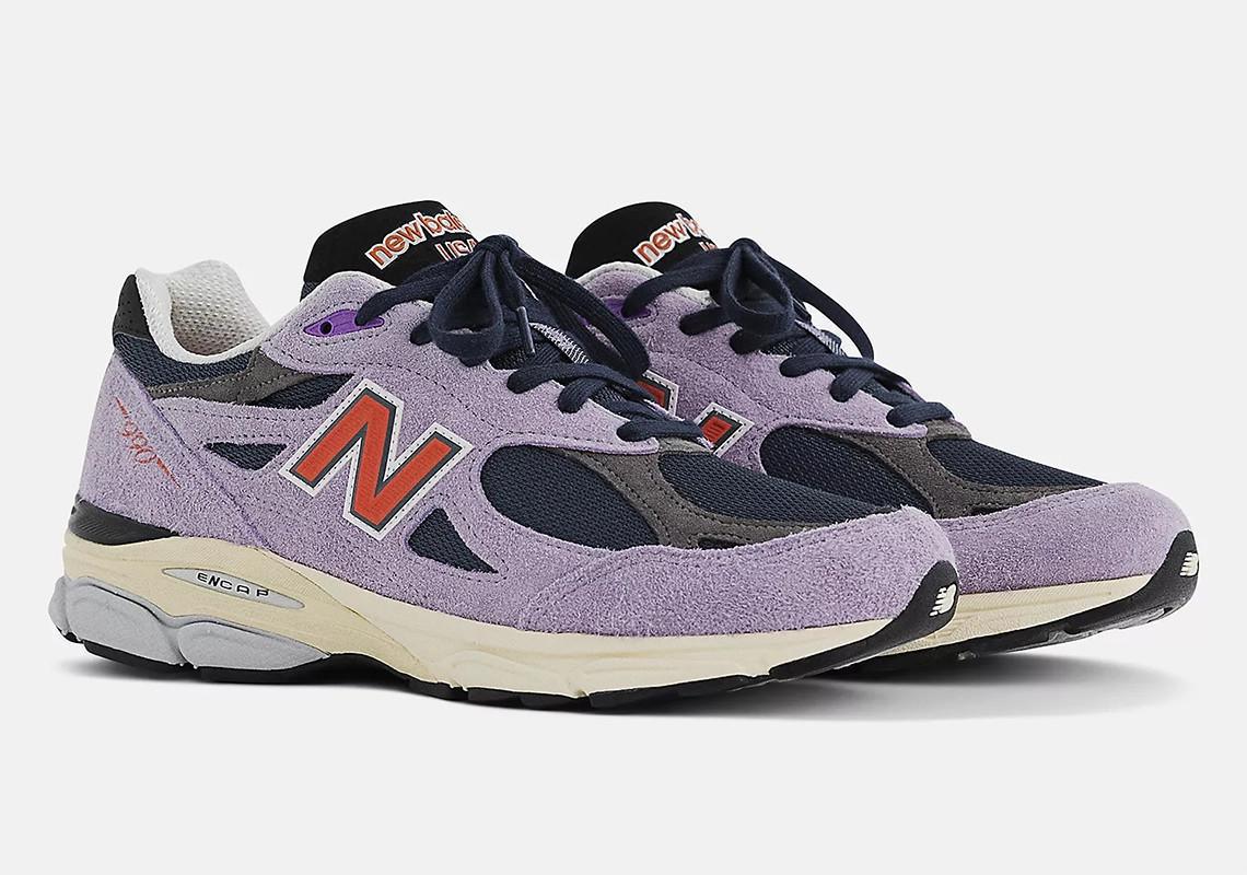 NEW BALANCE 990v3 Made In USA Raw Amethyst