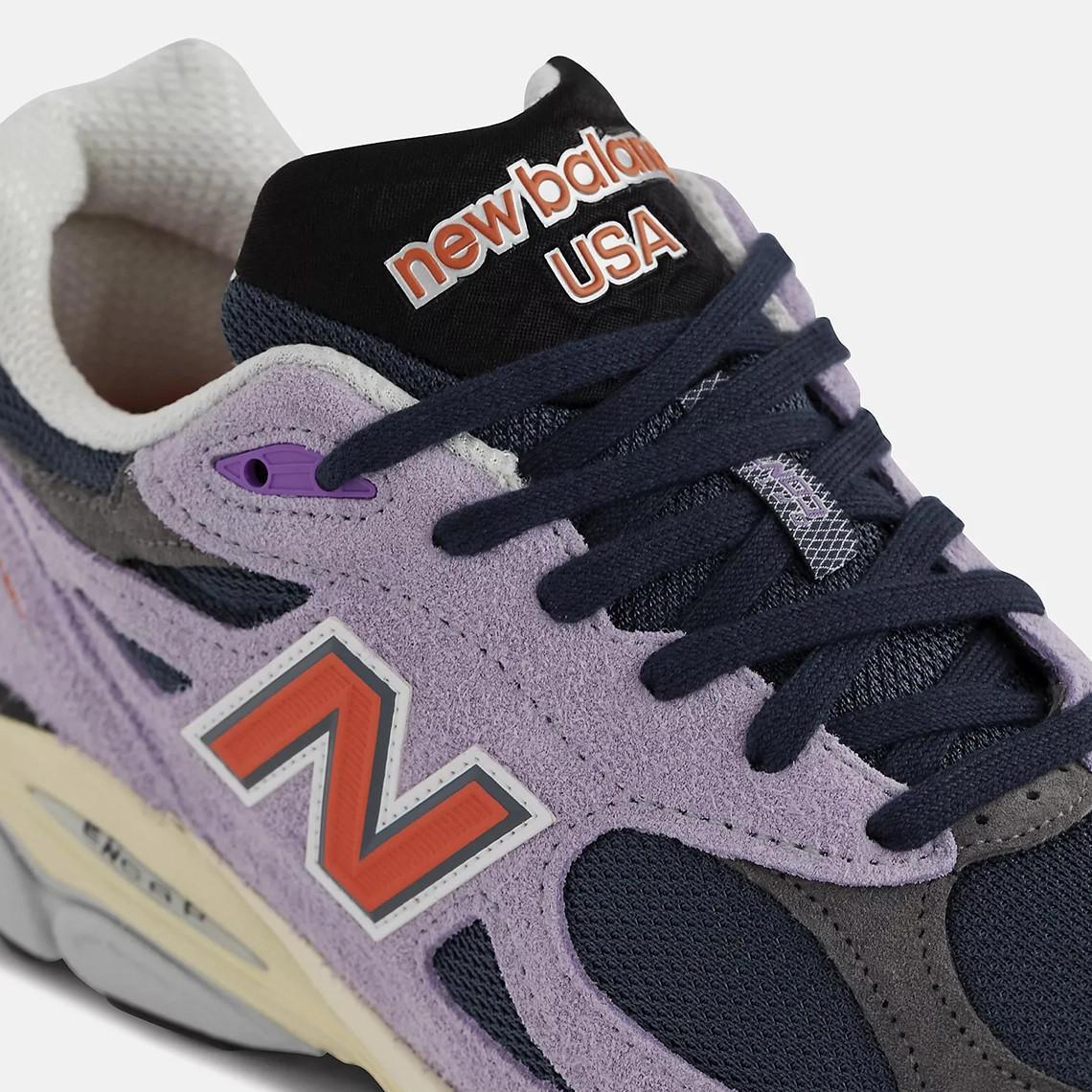 NEW BALANCE 990v3 Made In USA Raw Amethyst