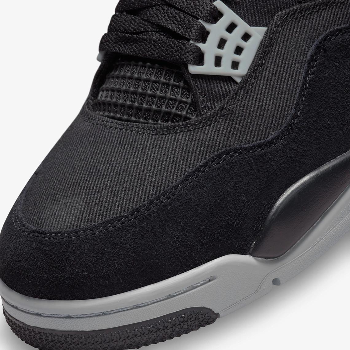 Air JORDAN IV Black Canvas