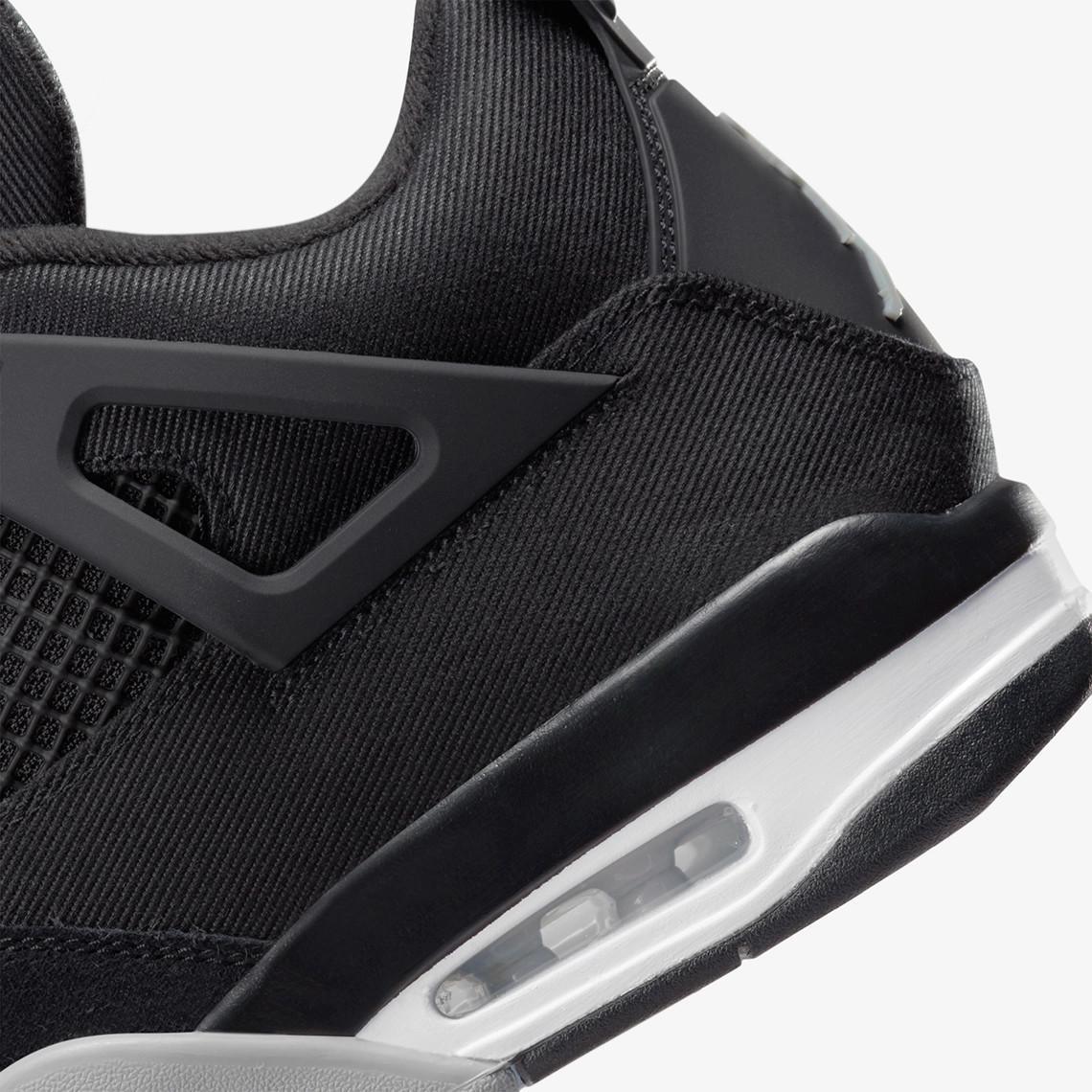 Air JORDAN IV Black Canvas