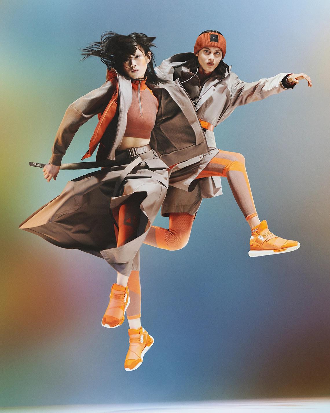 Le modèle adidas Y-3 Qasa High revient en orange vif