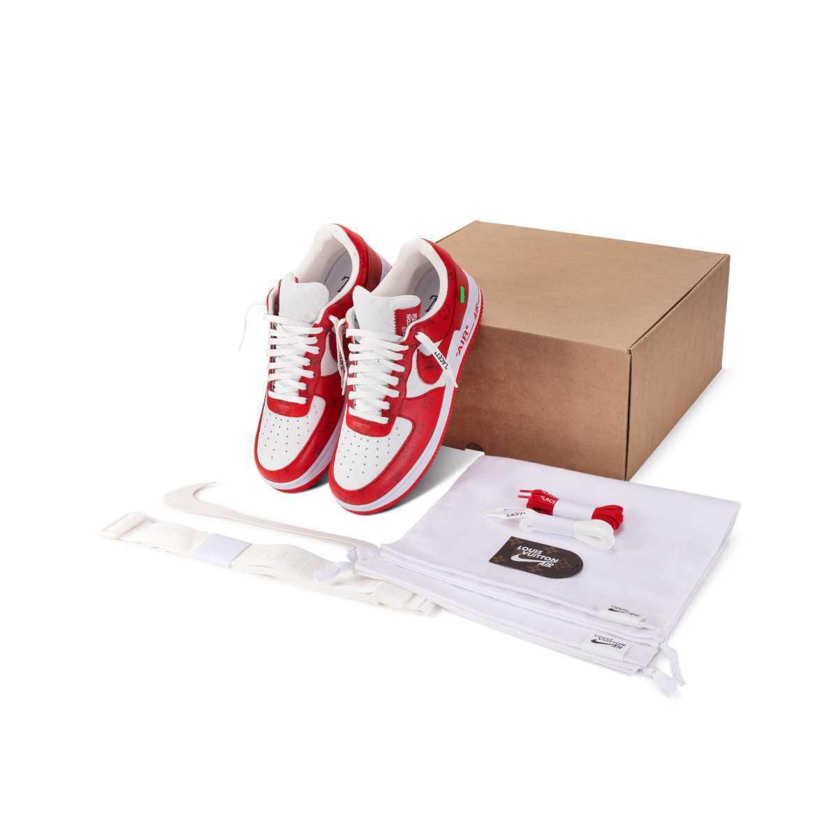 NIKE Air Force 1 x Louis Vuitton White Red NIKE Air Force 1 x Louis Vuitton White Red
