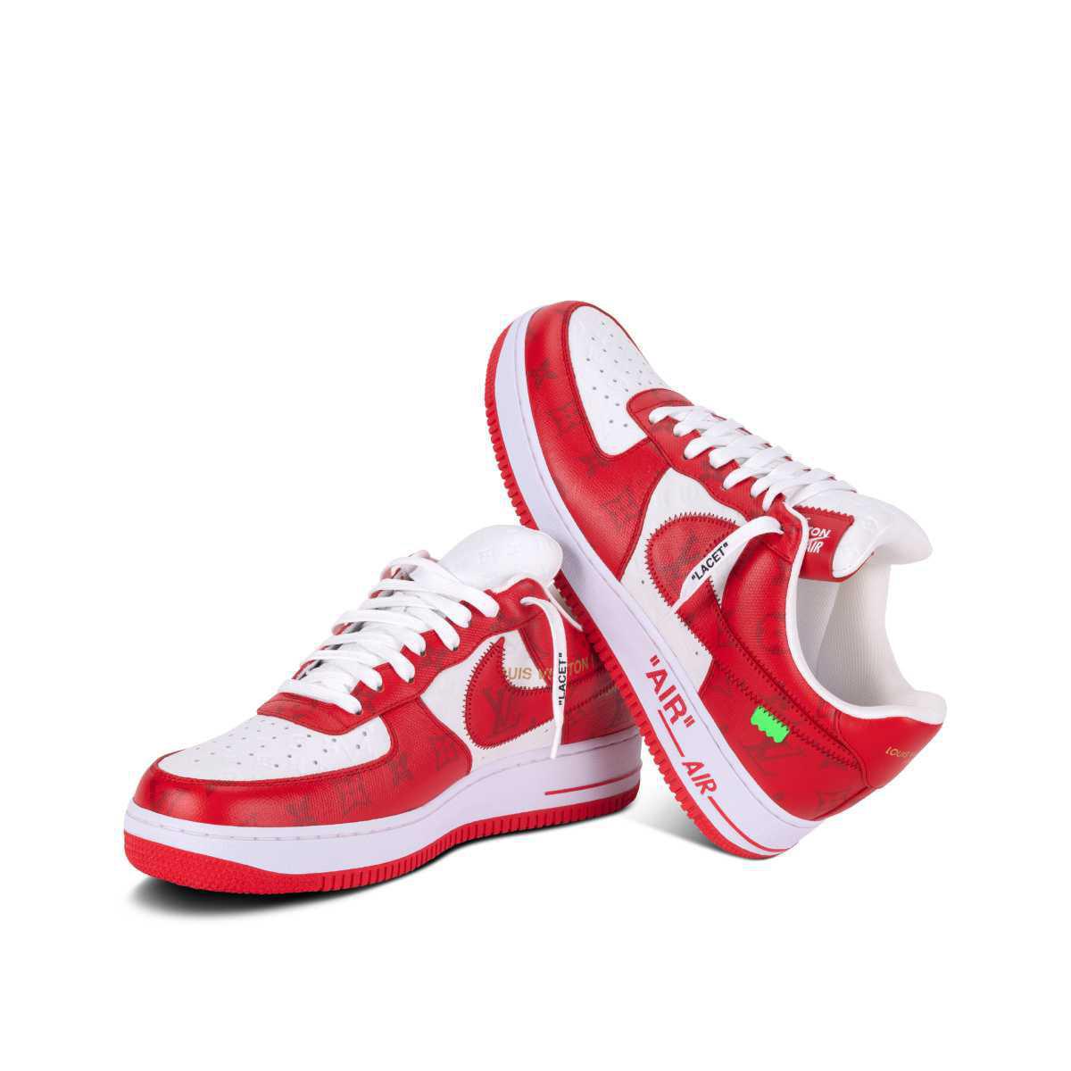 NIKE Air Force 1 x Louis Vuitton White Red NIKE Air Force 1 x Louis Vuitton White Red