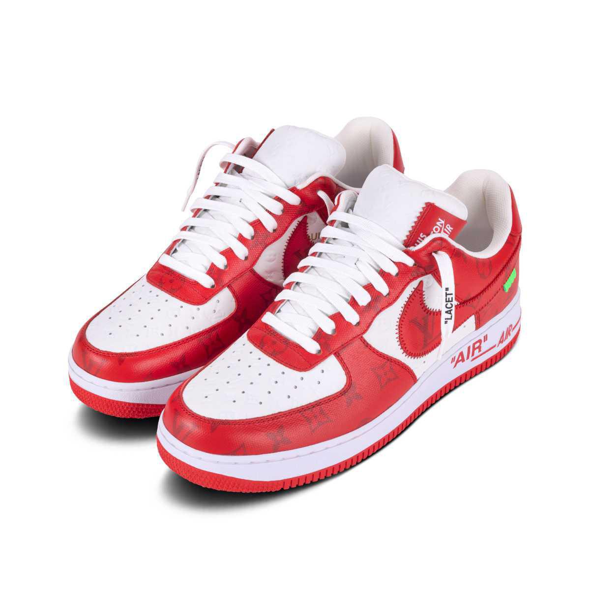 NIKE Air Force 1 x Louis Vuitton White Red NIKE Air Force 1 x Louis Vuitton White Red