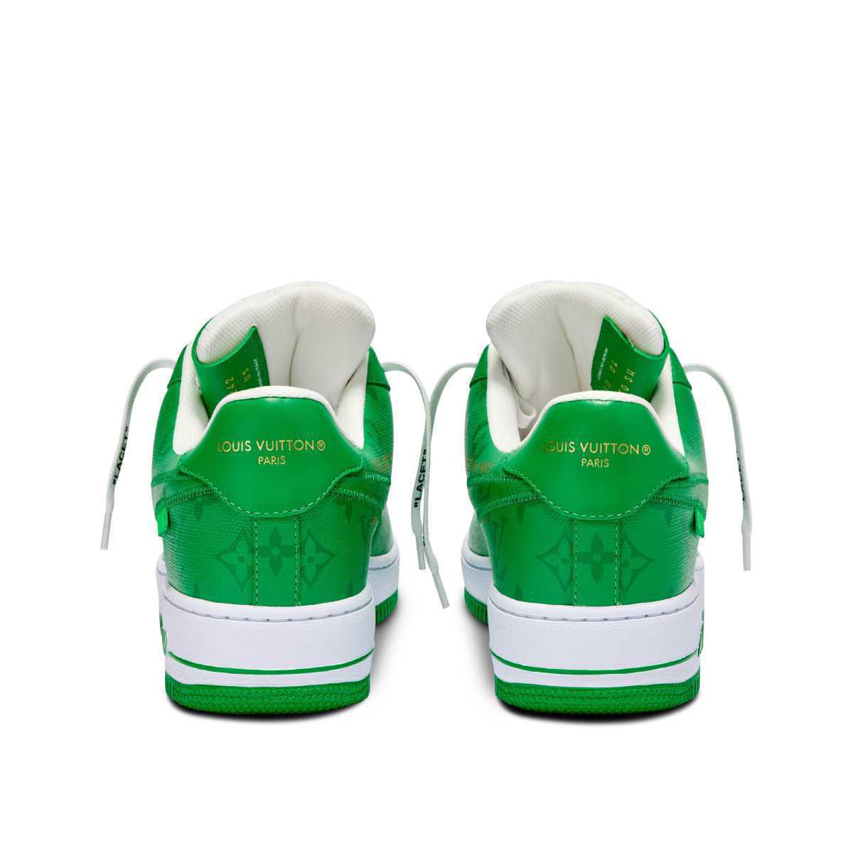 NIKE Air Force 1 x Louis Vuitton White Green NIKE Air Force 1 x Louis Vuitton White Green