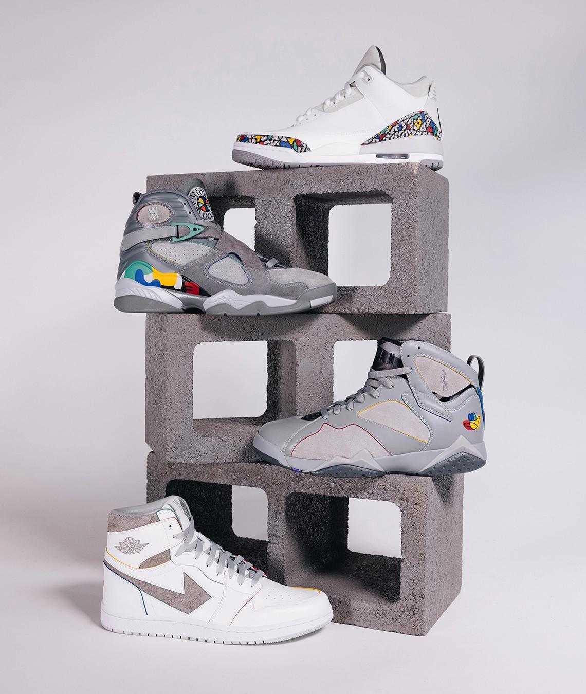 Daniel Arsham et The Shoe Surgeon créer quatre répliques uniques d'Air Jordan