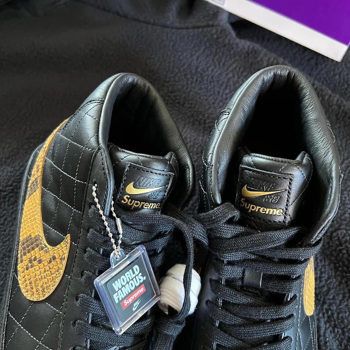 Supreme sort une autre série de Nike SB Blazers matelassés.