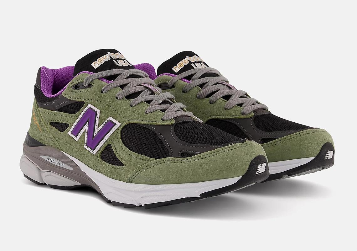 La New Balance 990v3 Made In USA "Olive Leaf" est prête pour l'automne.