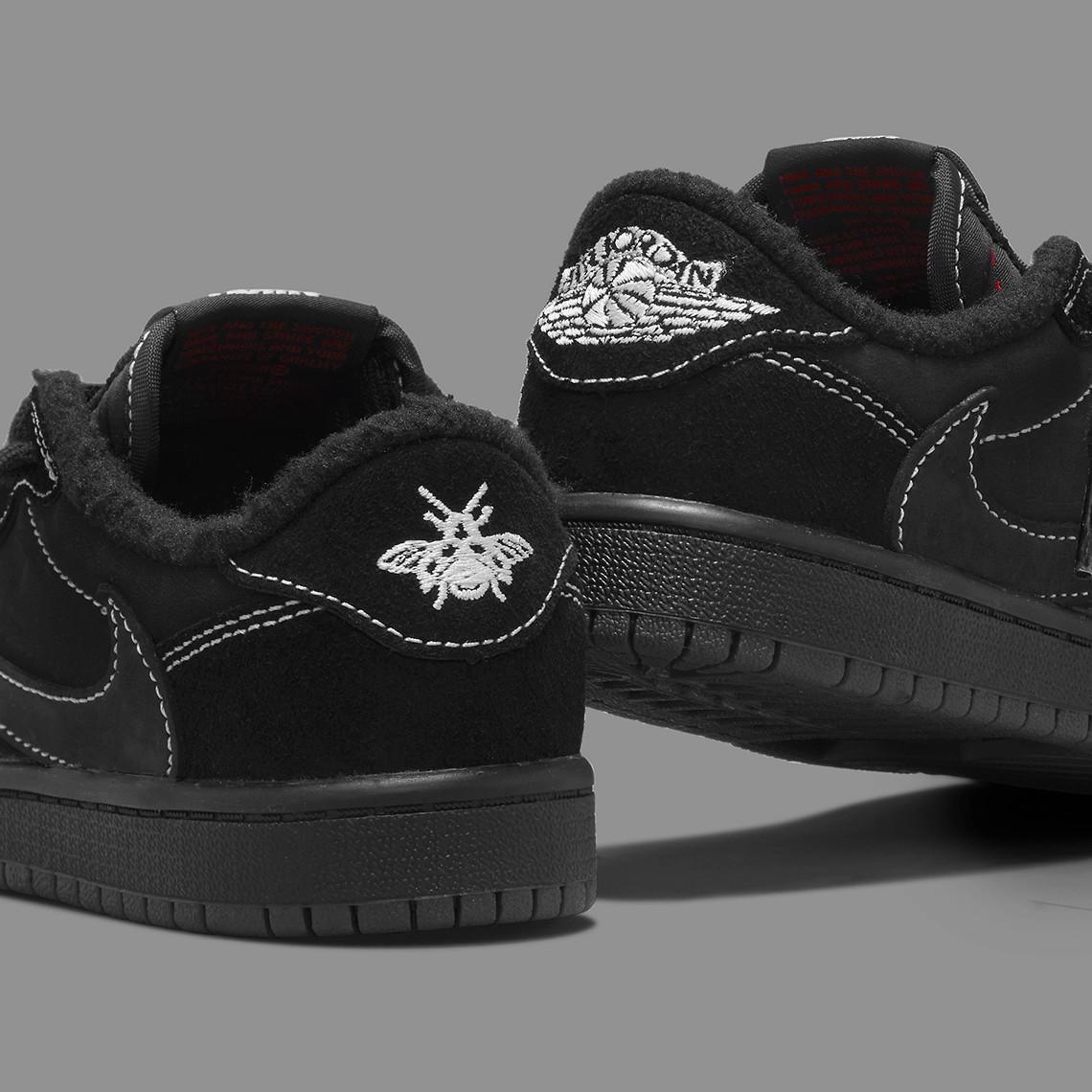 Air Jordan 1 Low Travis Scott x "Black/Phantom".