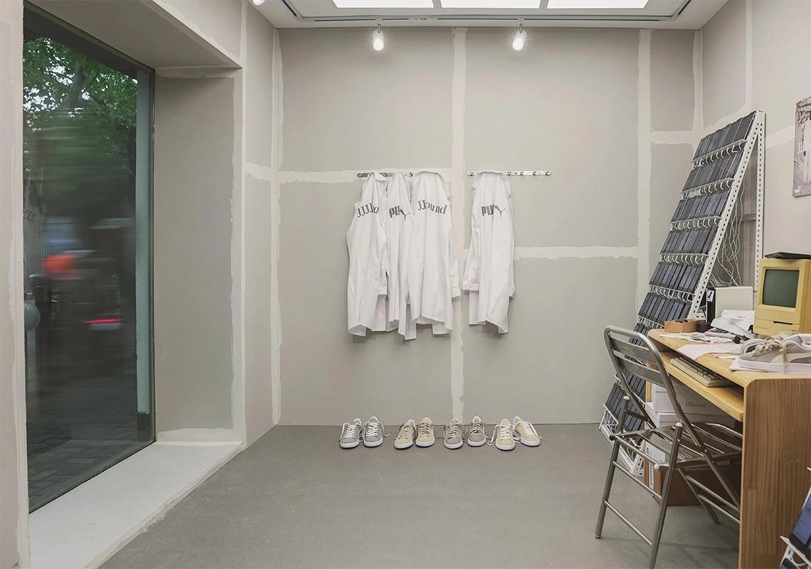 Le Pop-Up de Shanghai de JJJJound et PUMA s'inspire de Clickfarms. Le Pop-Up de Shanghai de JJJJound et PUMA s'inspire de Clickfarms.