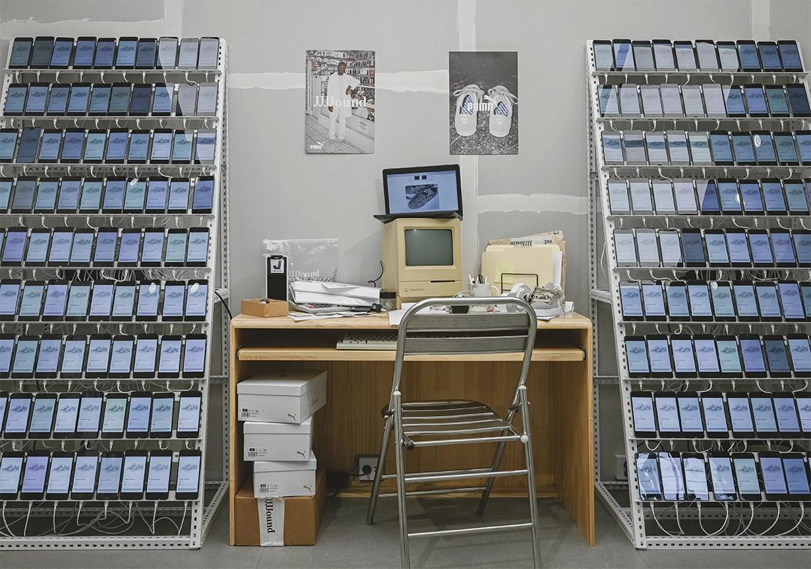 Le Pop-Up de Shanghai de JJJJound et PUMA s'inspire de Clickfarms. Le Pop-Up de Shanghai de JJJJound et PUMA s'inspire de Clickfarms.