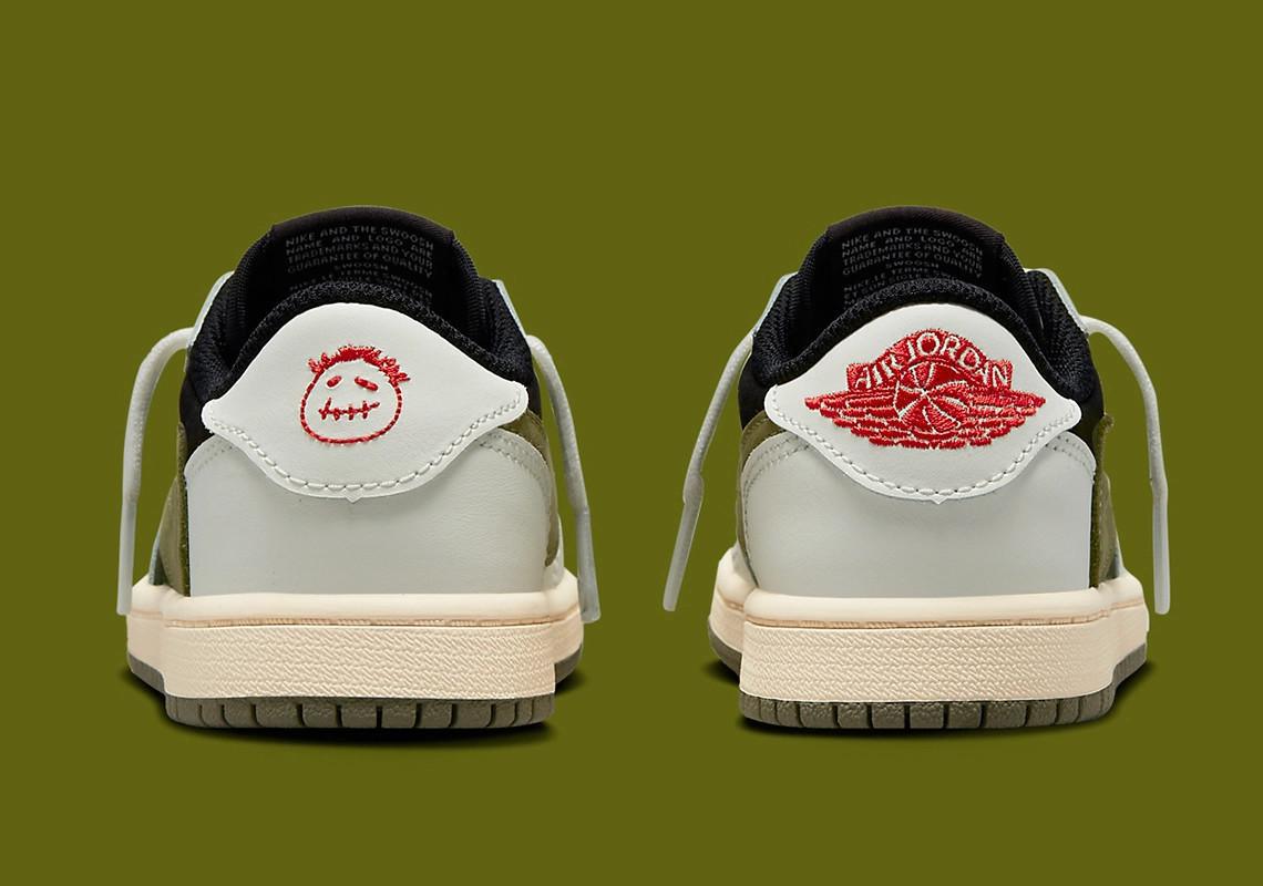 Images officielles du Travis Scott x Air Jordan 1 Low OG "Olive" (PS/TD) Images officielles du Travis Scott x Air Jordan 1 Low OG "Olive" (PS/TD)