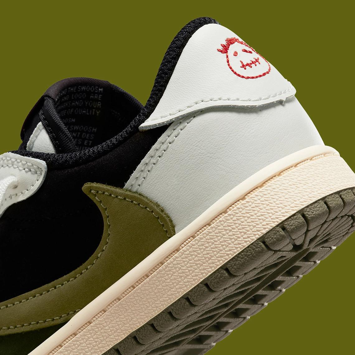 Images officielles du Travis Scott x Air Jordan 1 Low OG "Olive" (PS/TD) Images officielles du Travis Scott x Air Jordan 1 Low OG "Olive" (PS/TD)