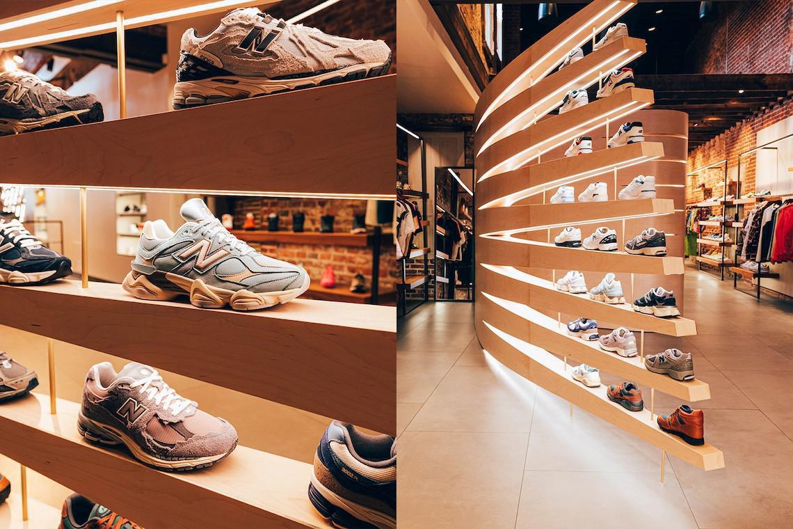 Le NBSE, une expérience de magasin New Balance, arrive à atmos D.C. le 10 mars. Le NBSE, une expérience de magasin New Balance, arrive à atmos D.C. le 10 mars.