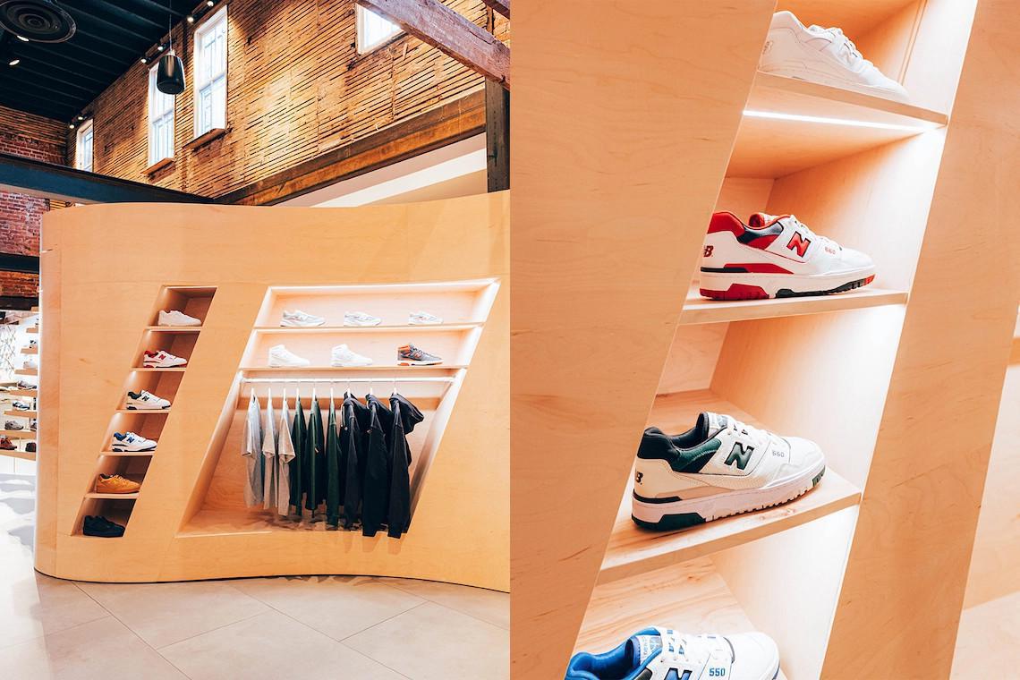 Le NBSE, une expérience de magasin New Balance, arrive à atmos D.C. le 10 mars. Le NBSE, une expérience de magasin New Balance, arrive à atmos D.C. le 10 mars.
