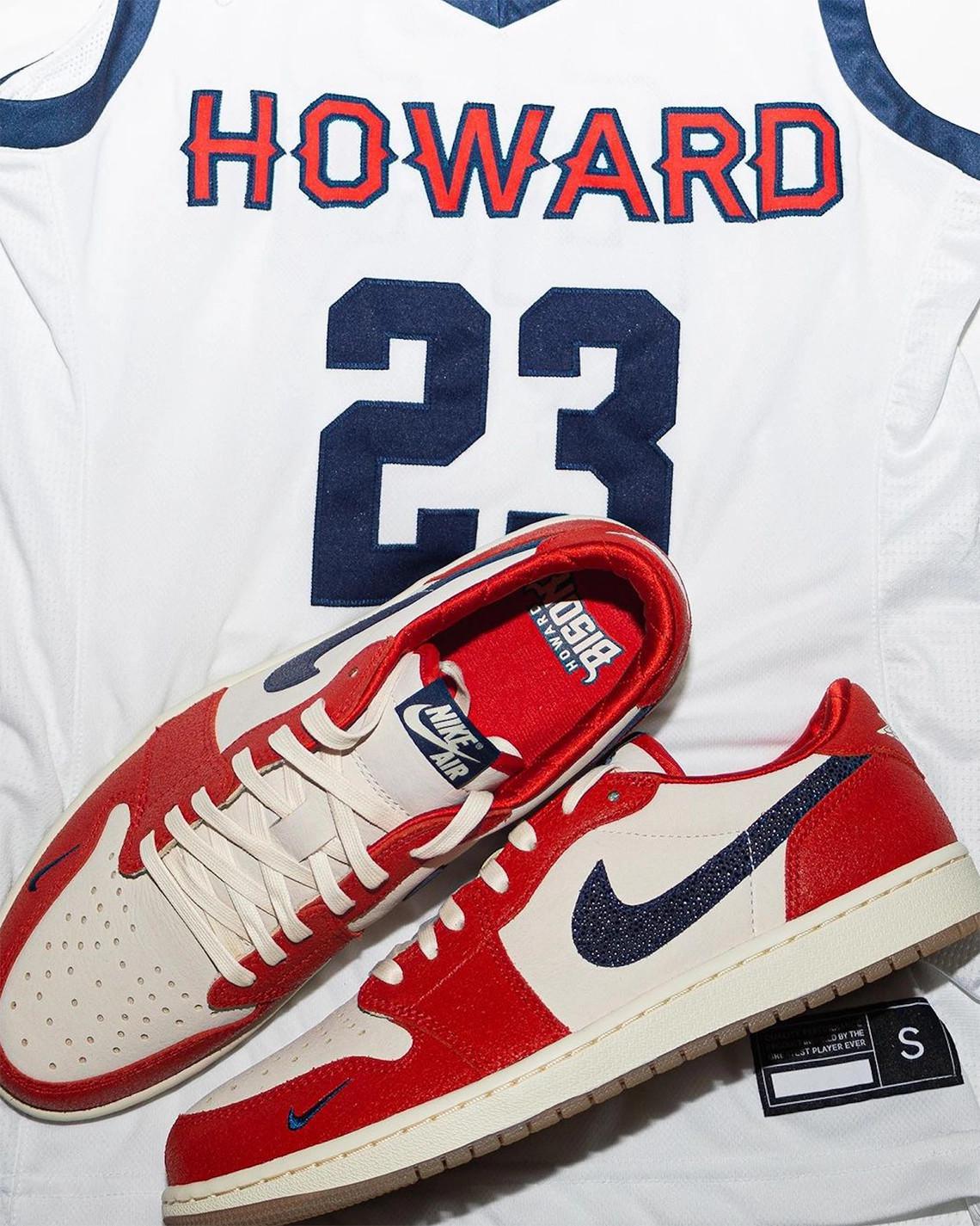Les Bisons de l'Université d'Howard reçoivent un Air Jordan 1 Low OG PE Les Bisons de l'Université d'Howard reçoivent un Air Jordan 1 Low OG PE