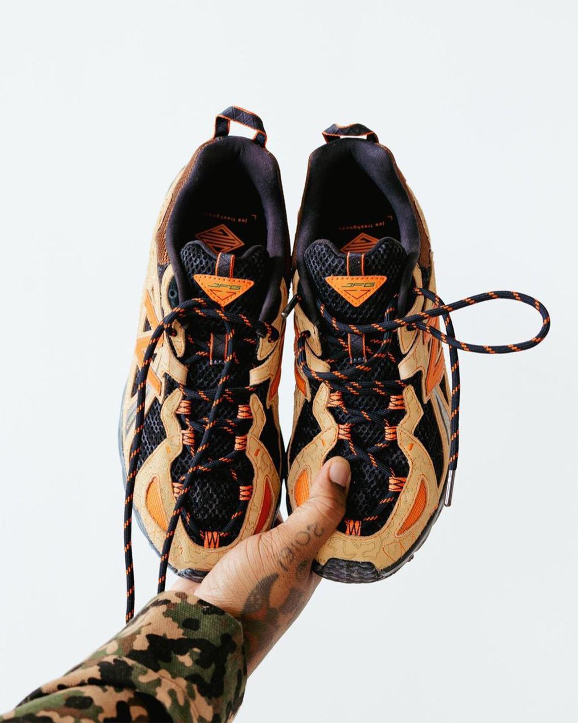 Joe Freshgoods présente son propre imprimé camouflage sur le pack New Balance "Beneath the Surface". Joe Freshgoods présente son propre imprimé camouflage sur le pack New Balance "Beneath the Surface".