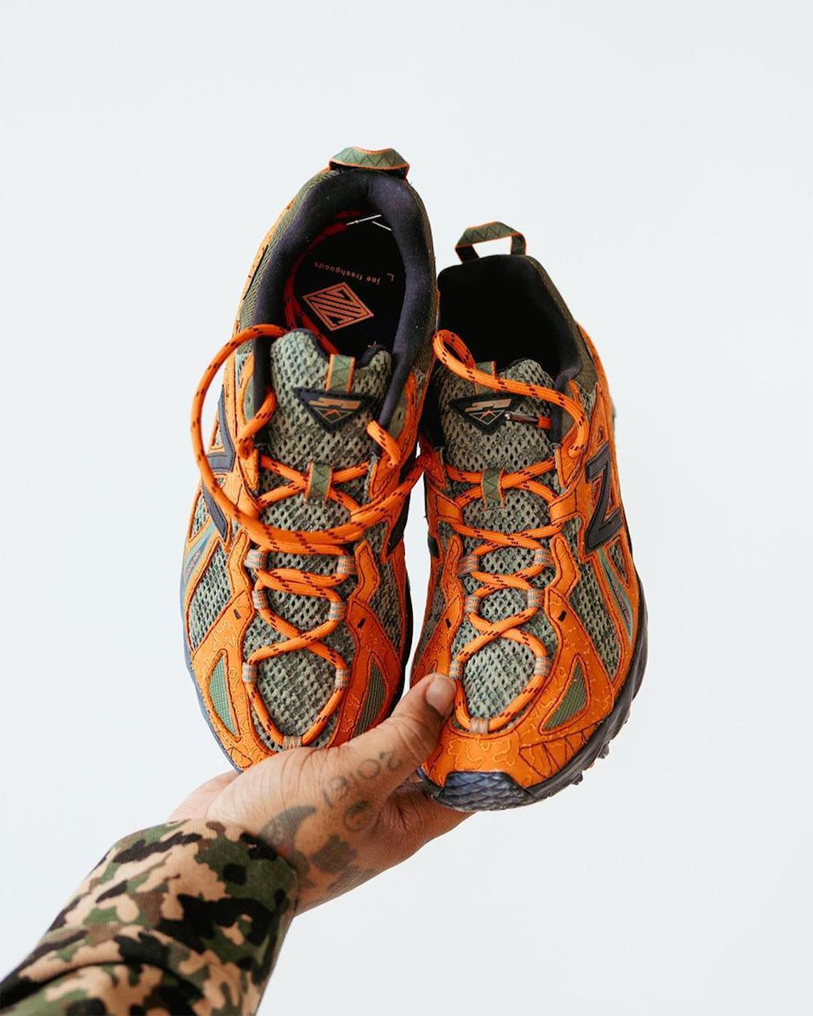 Joe Freshgoods présente son propre imprimé camouflage sur le pack New Balance "Beneath the Surface". Joe Freshgoods présente son propre imprimé camouflage sur le pack New Balance "Beneath the Surface".