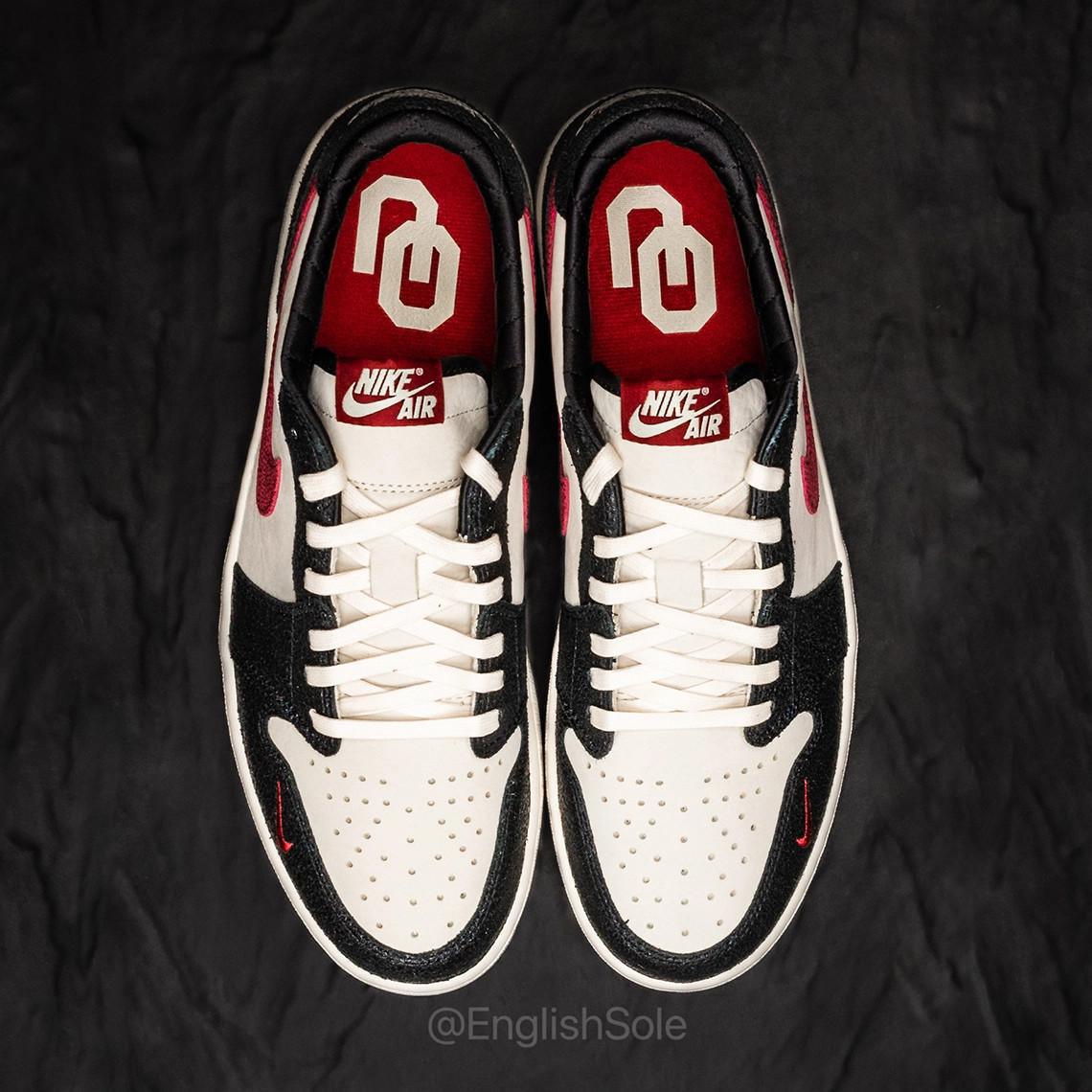 Les Sooners de l'Oklahoma reçoivent leur propre Air Jordan 1 Low OG PE