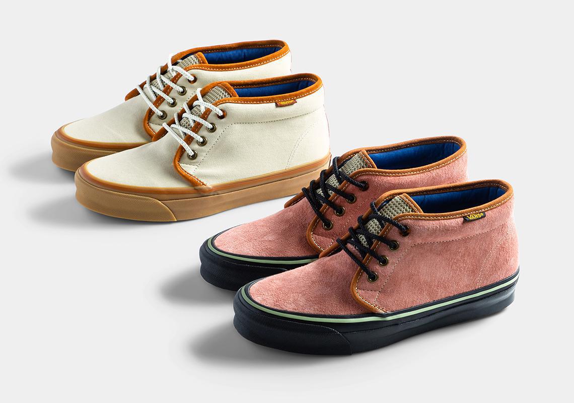 Le pack Vault By Vans Chukka de Bodega, inspiré du centre-ville, sortira le 14 avril. Le pack Vault By Vans Chukka de Bodega, inspiré du centre-ville, sortira le 14 avril.