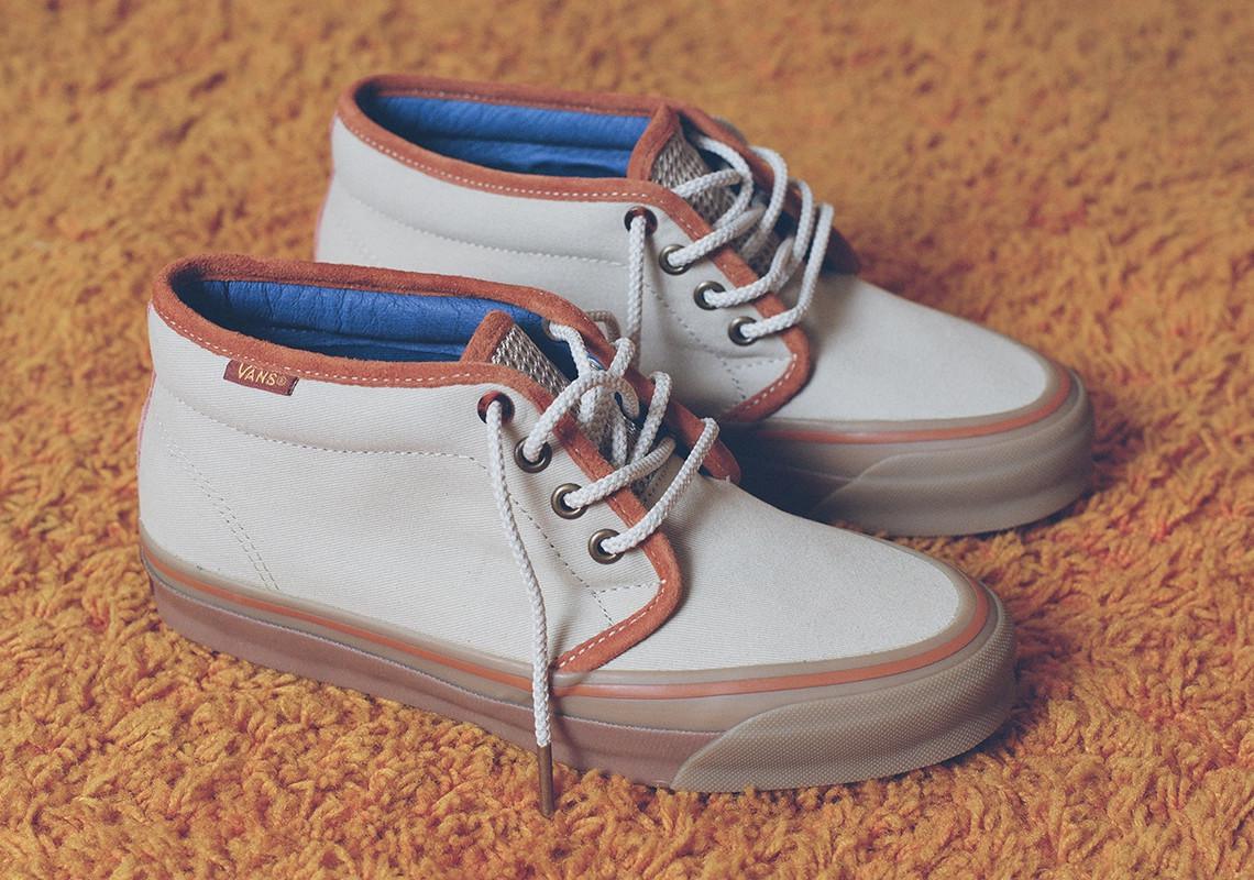 Le pack Vault By Vans Chukka de Bodega, inspiré du centre-ville, sortira le 14 avril. Le pack Vault By Vans Chukka de Bodega, inspiré du centre-ville, sortira le 14 avril.