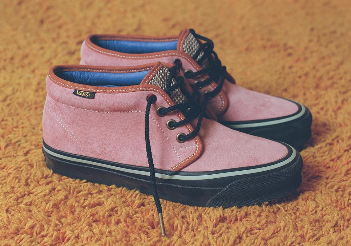 Le pack Vault By Vans Chukka de Bodega, inspiré du centre-ville, sortira le 14 avril. Le pack Vault By Vans Chukka de Bodega, inspiré du centre-ville, sortira le 14 avril.