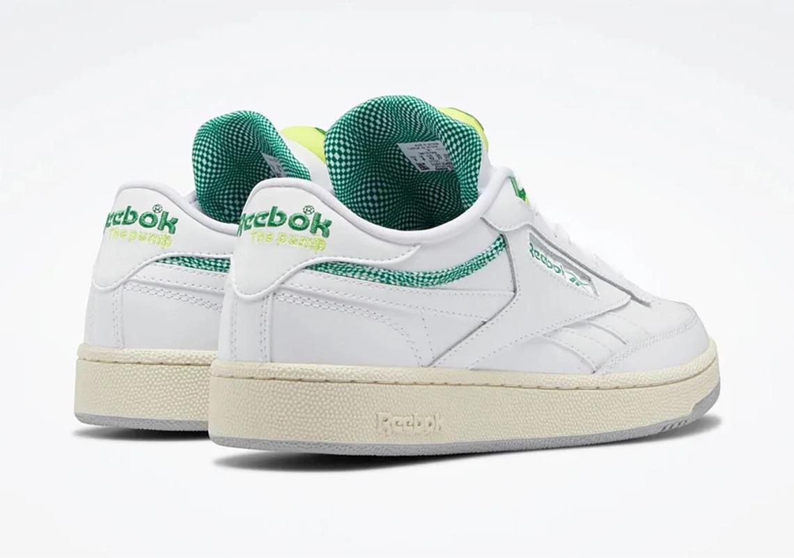 Le Reebok Club C Pump revu et corrigé est décliné en "Citron". Le Reebok Club C Pump revu et corrigé est décliné en "Citron".