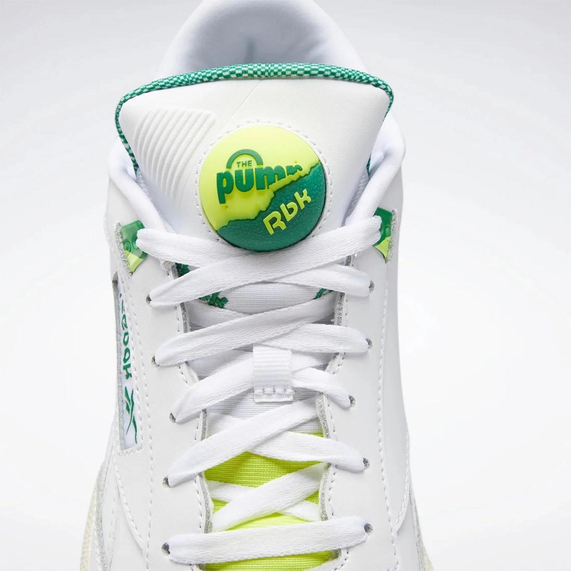 Le Reebok Club C Pump revu et corrigé est décliné en "Citron". Le Reebok Club C Pump revu et corrigé est décliné en "Citron".