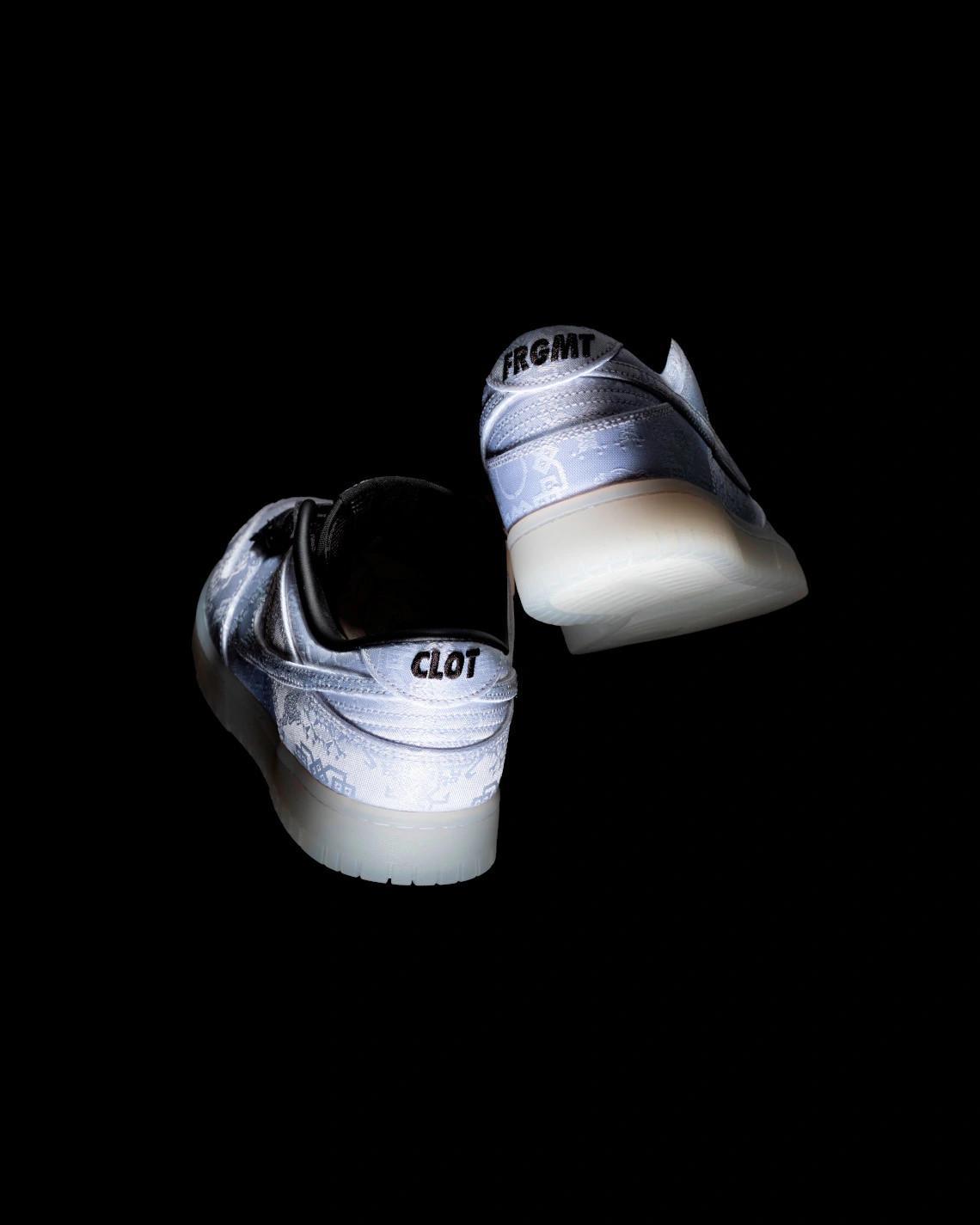Le CLOT x fragment design x Nike Dunk Low sortira le 19 mai