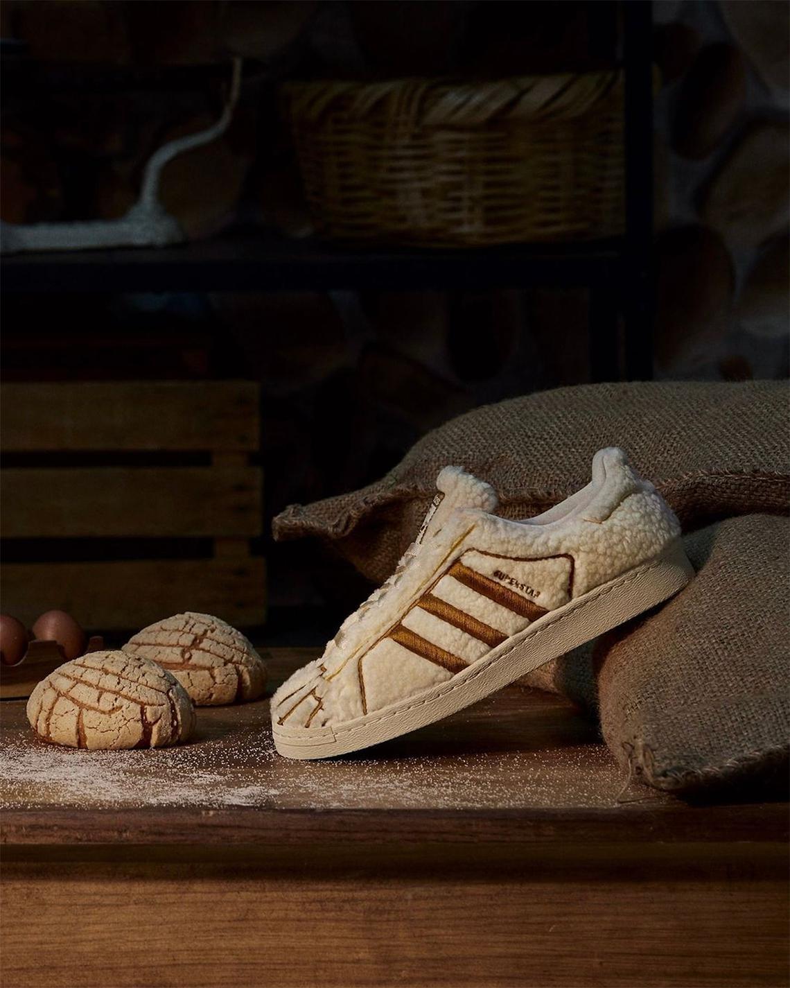 La Superstar adidas "Conchas" est un hommage ludique au Pan Dulce mexicain La Superstar adidas "Conchas" est un hommage ludique au Pan Dulce mexicain