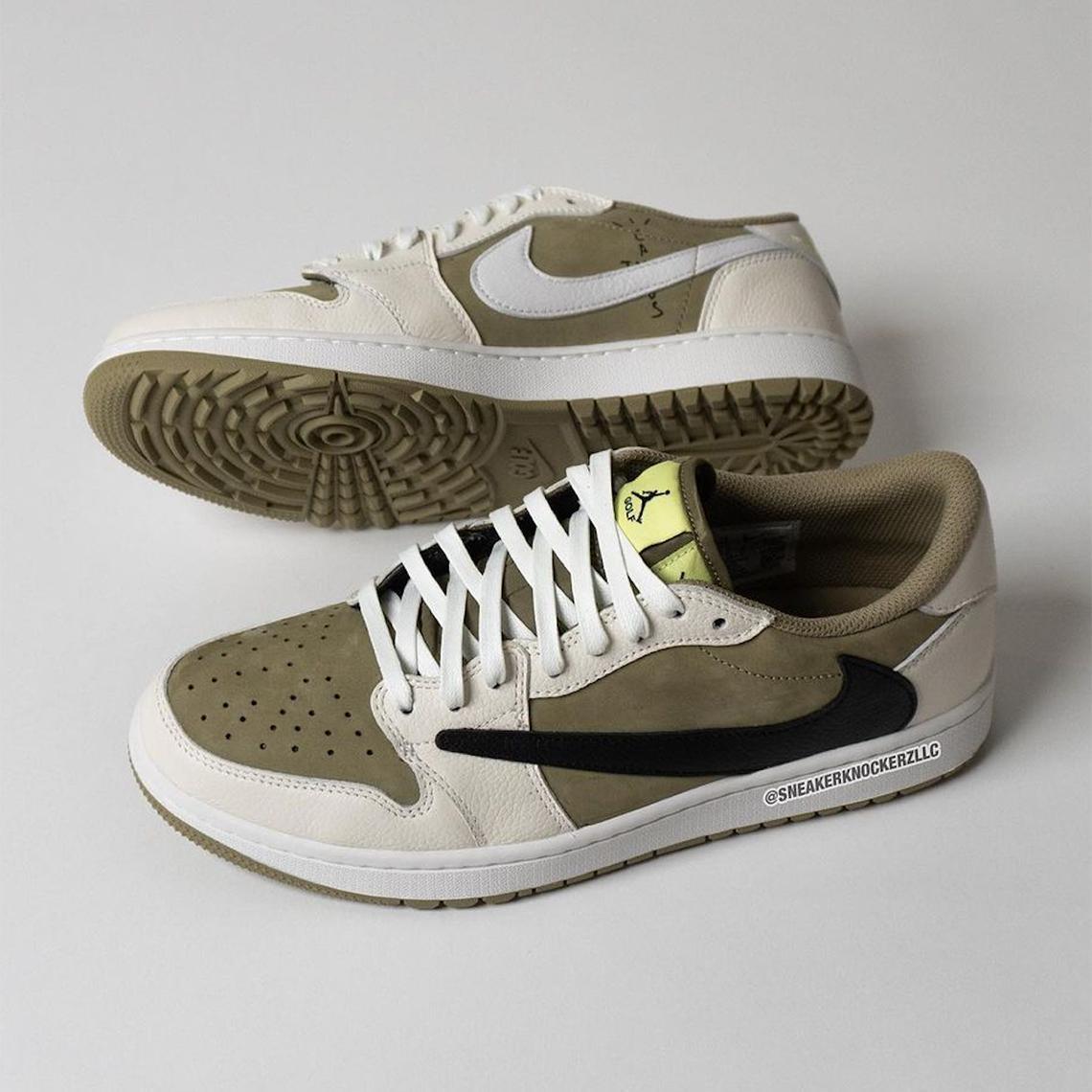 L'Air Jordan 1 Low Golf "Olive" de Travis Scott sort le 13 octobre