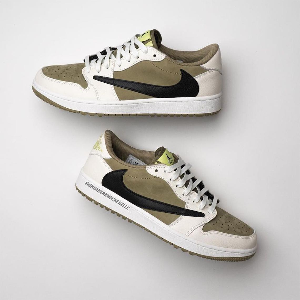 L'Air Jordan 1 Low Golf "Olive" de Travis Scott sort le 13 octobre L'Air Jordan 1 Low Golf "Olive" de Travis Scott sort le 13 octobre