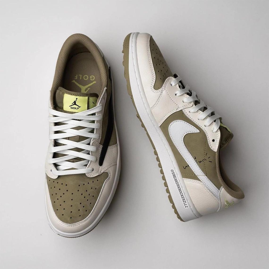 L'Air Jordan 1 Low Golf "Olive" de Travis Scott sort le 13 octobre L'Air Jordan 1 Low Golf "Olive" de Travis Scott sort le 13 octobre