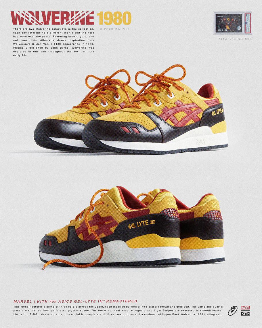MARVEL | Kith pour ASICS GEL-LYTE III Remastered MARVEL | Kith pour ASICS GEL-LYTE III Remastered