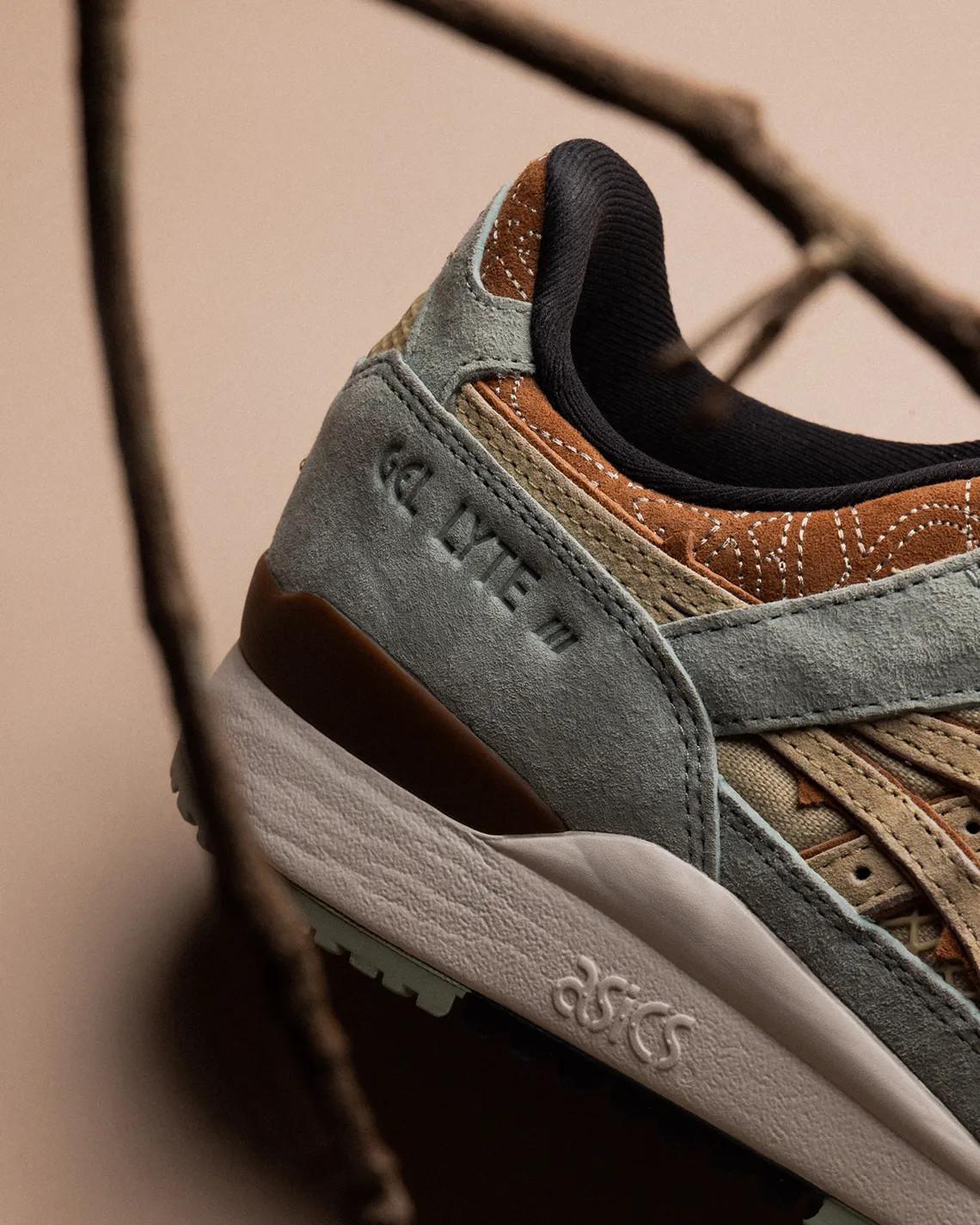 COSTS x ASICS représente une liane de litchi sur la Gel-Lyte III d'ASICS