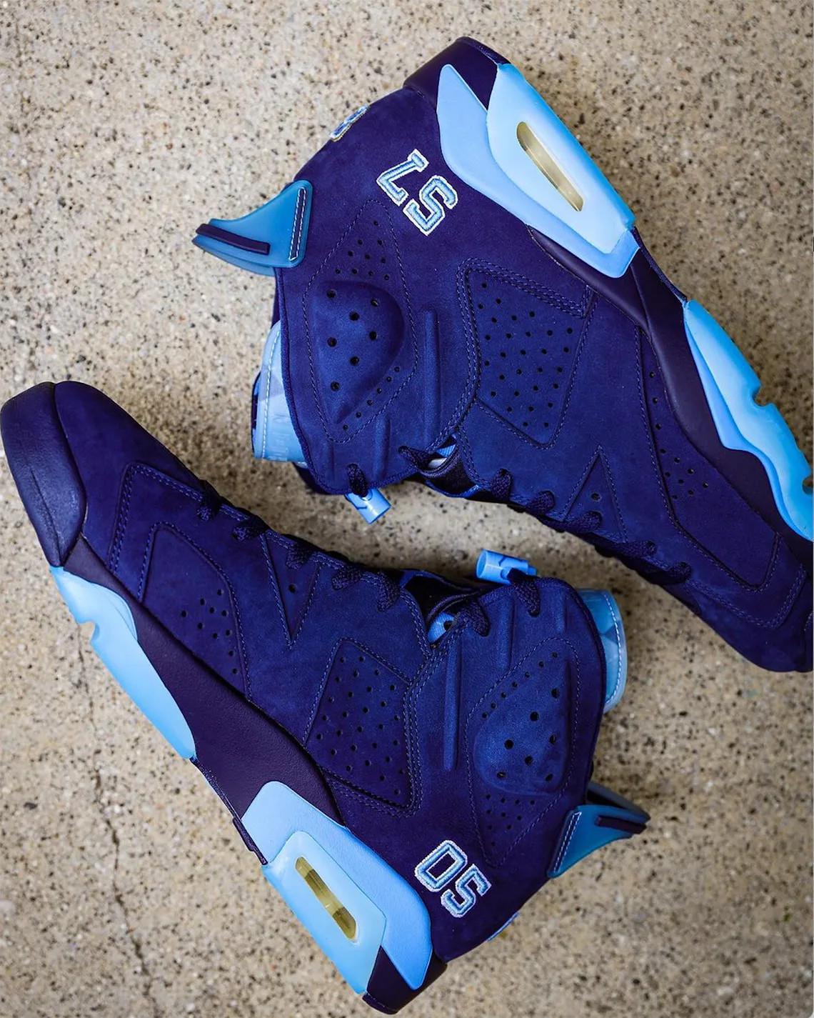 Un regard sur l'Air Jordan 6 "Six Championships" PE pour les Tar Heels de l'UNC Un regard sur l'Air Jordan 6 "Six Championships" PE pour les Tar Heels de l'UNC