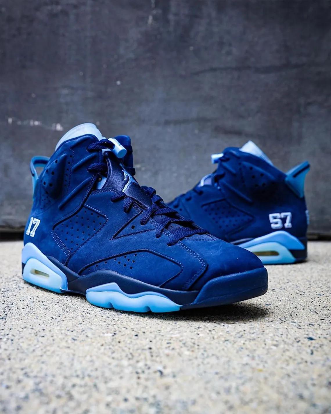 Un regard sur l'Air Jordan 6 "Six Championships" PE pour les Tar Heels de l'UNC Un regard sur l'Air Jordan 6 "Six Championships" PE pour les Tar Heels de l'UNC