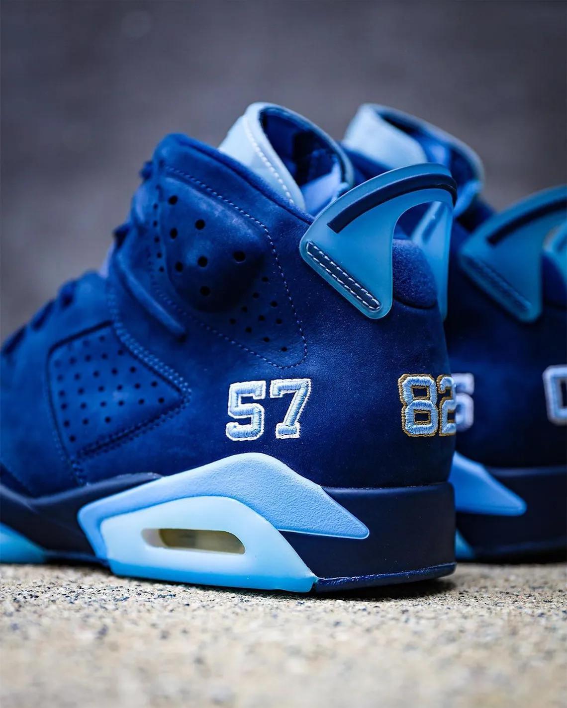 Un regard sur l'Air Jordan 6 "Six Championships" PE pour les Tar Heels de l'UNC