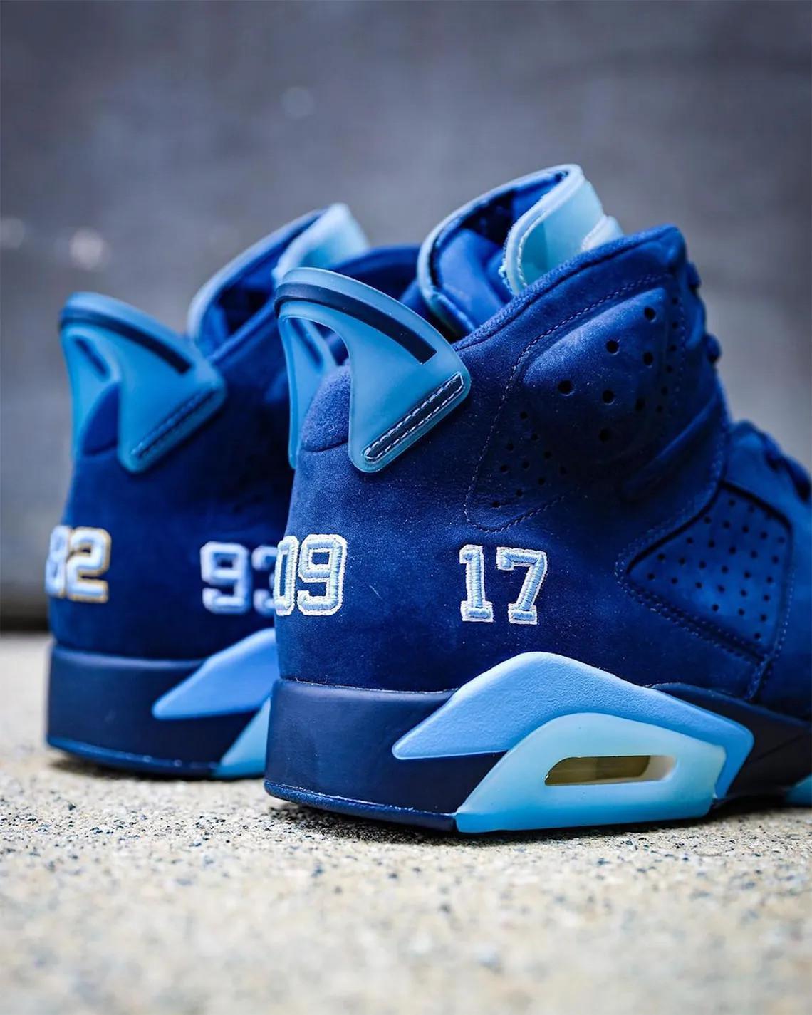 Un regard sur l'Air Jordan 6 "Six Championships" PE pour les Tar Heels de l'UNC