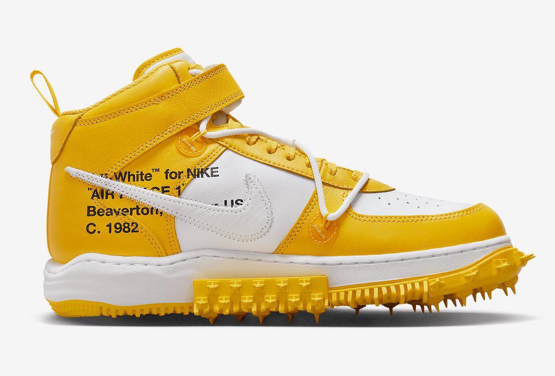 Off-White x Nike Air Force 1 Mid "Varsity Maize"