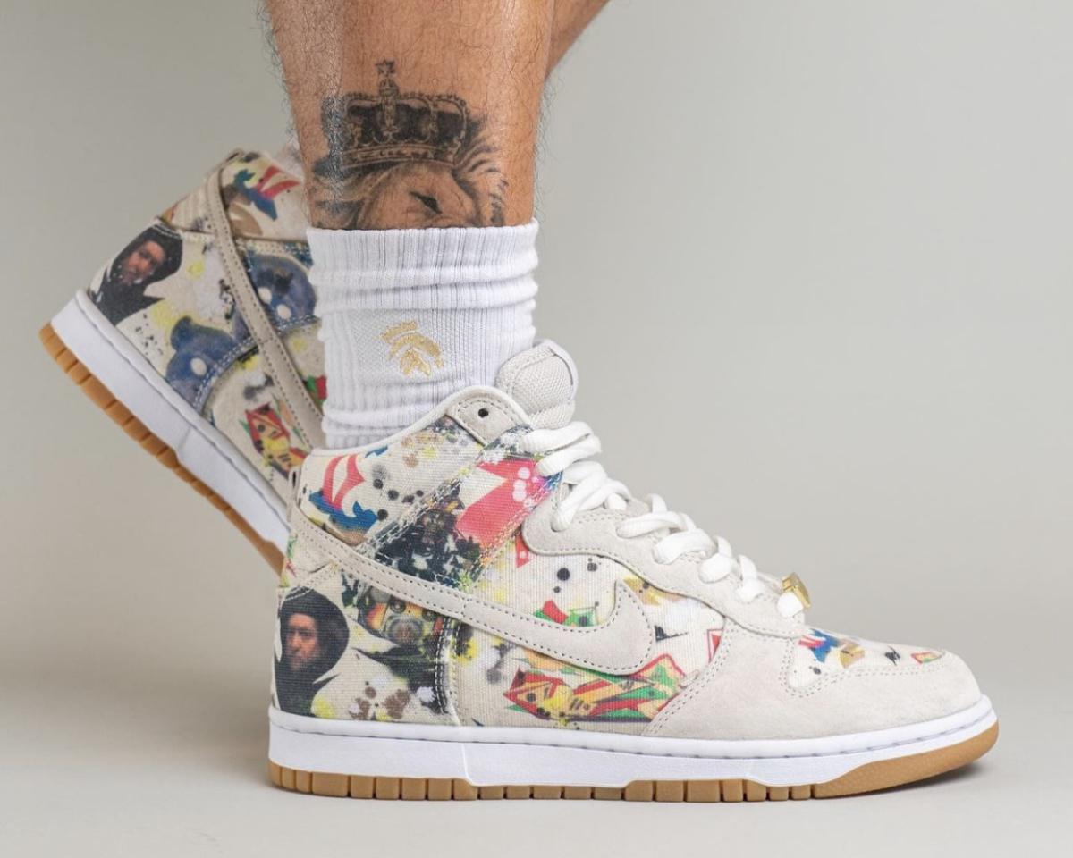 Supreme x Nike SB Dunk High "Rammellzee" sortie le 31 août Supreme x Nike SB Dunk High "Rammellzee" sortie le 31 août