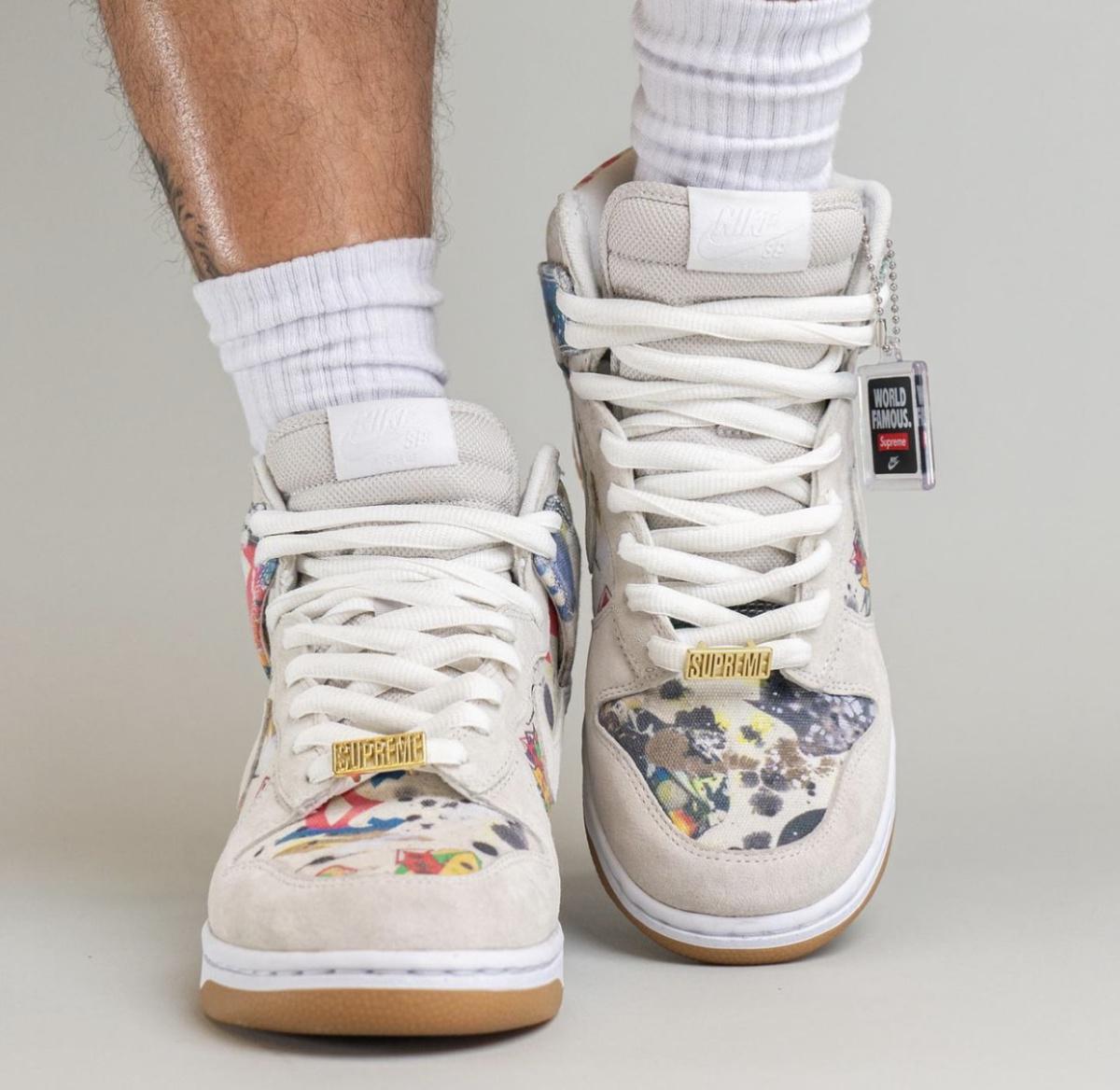 Supreme x Nike SB Dunk High "Rammellzee" sortie le 31 août Supreme x Nike SB Dunk High "Rammellzee" sortie le 31 août