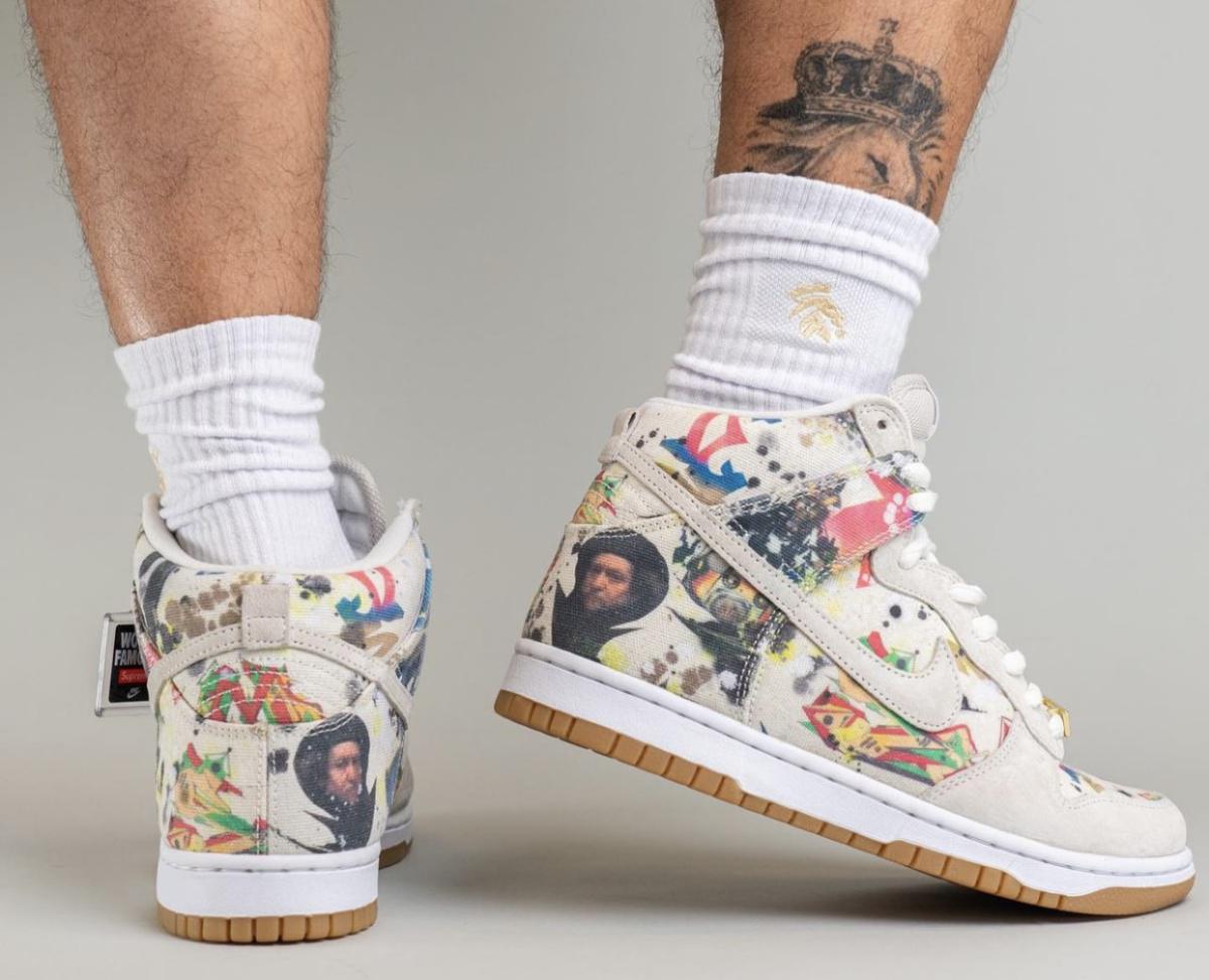 Supreme x Nike SB Dunk High "Rammellzee" sortie le 31 août Supreme x Nike SB Dunk High "Rammellzee" sortie le 31 août