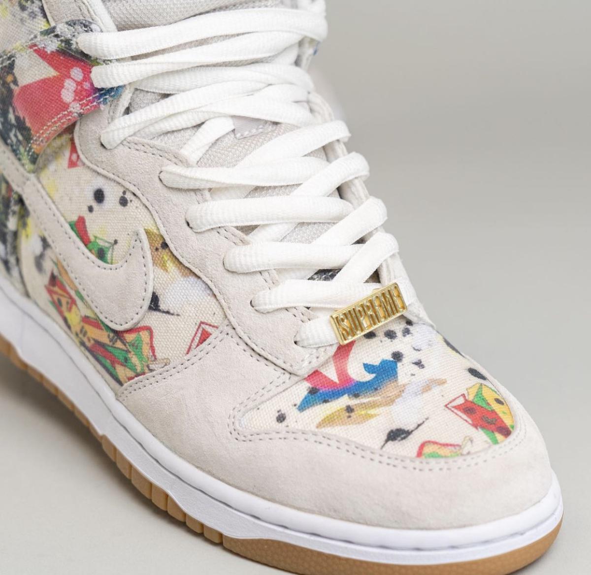 Supreme x Nike SB Dunk High "Rammellzee" sortie le 31 août Supreme x Nike SB Dunk High "Rammellzee" sortie le 31 août