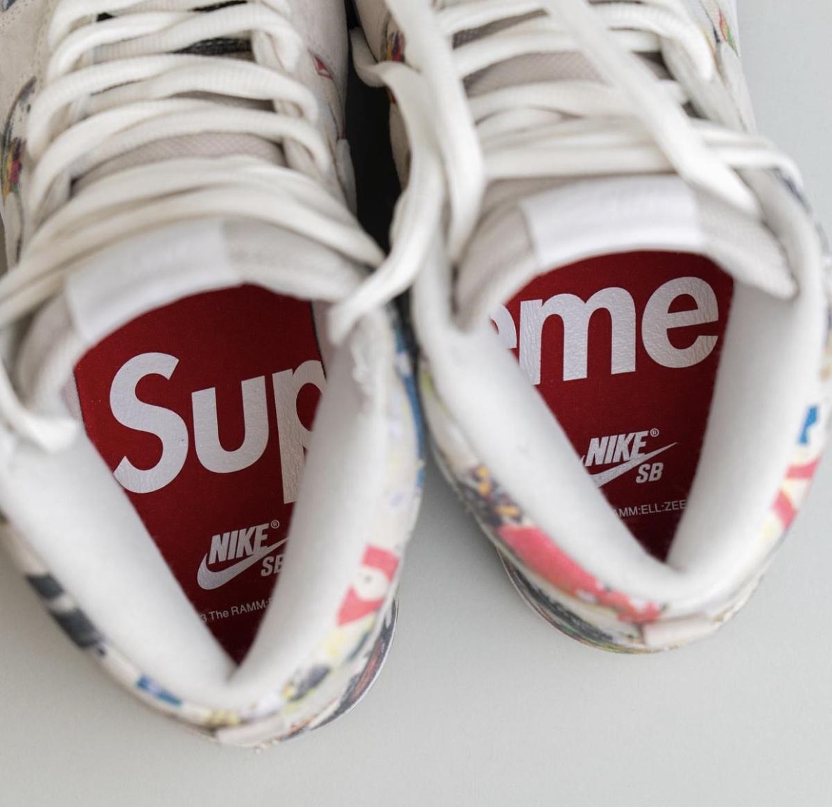 Supreme x Nike SB Dunk High "Rammellzee" sortie le 31 août Supreme x Nike SB Dunk High "Rammellzee" sortie le 31 août